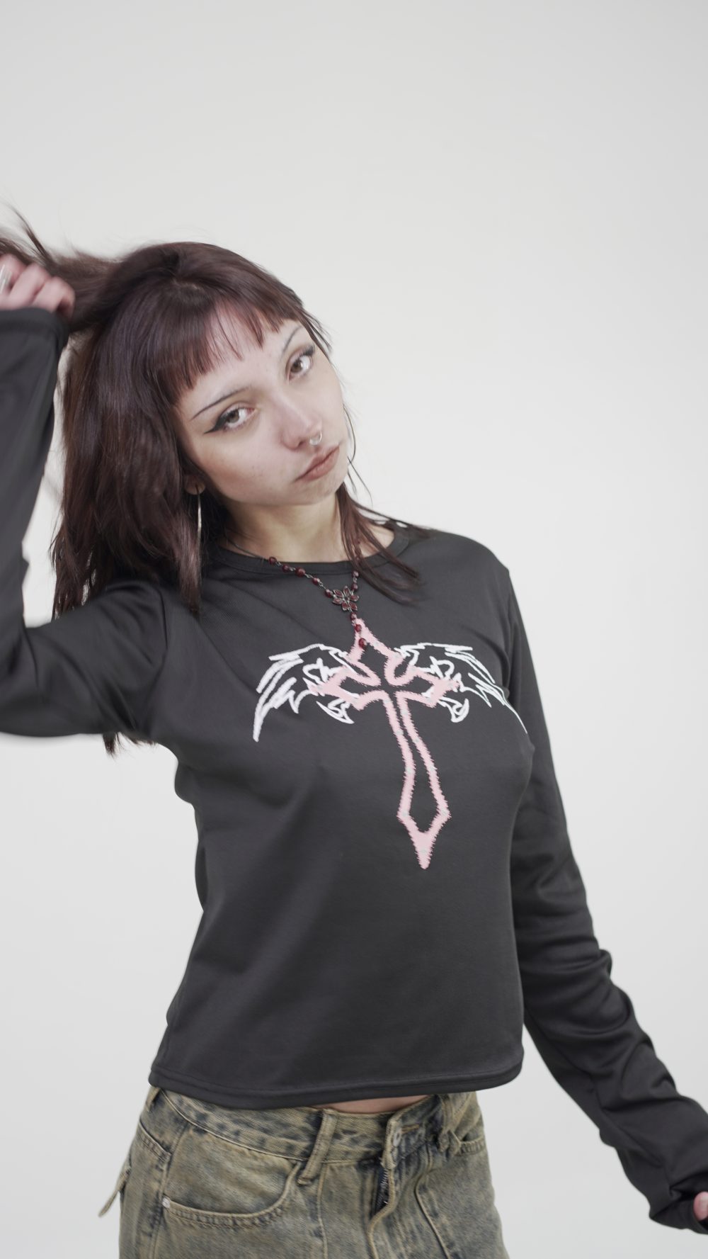 Remera Crop - Cruz - Imagen 4
