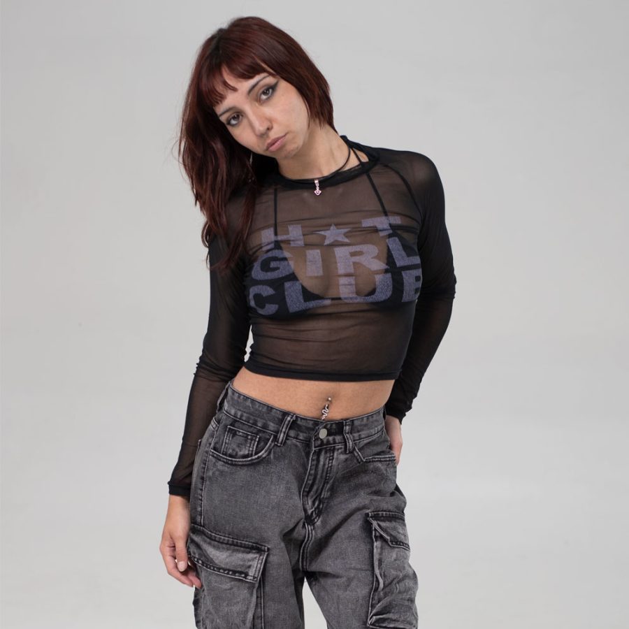 Remera Crop - Hot
